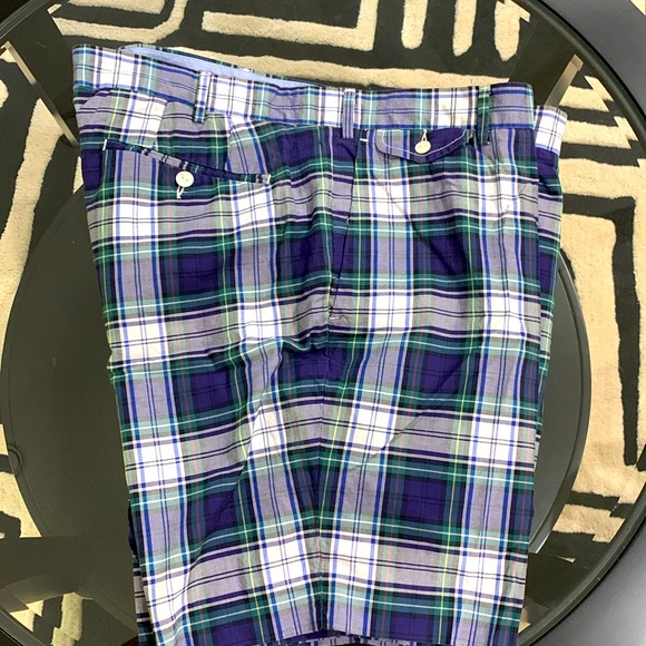 Men’s POLO RALPH LAUREN plaid shorts Sz 42 - Picture 2 of 6